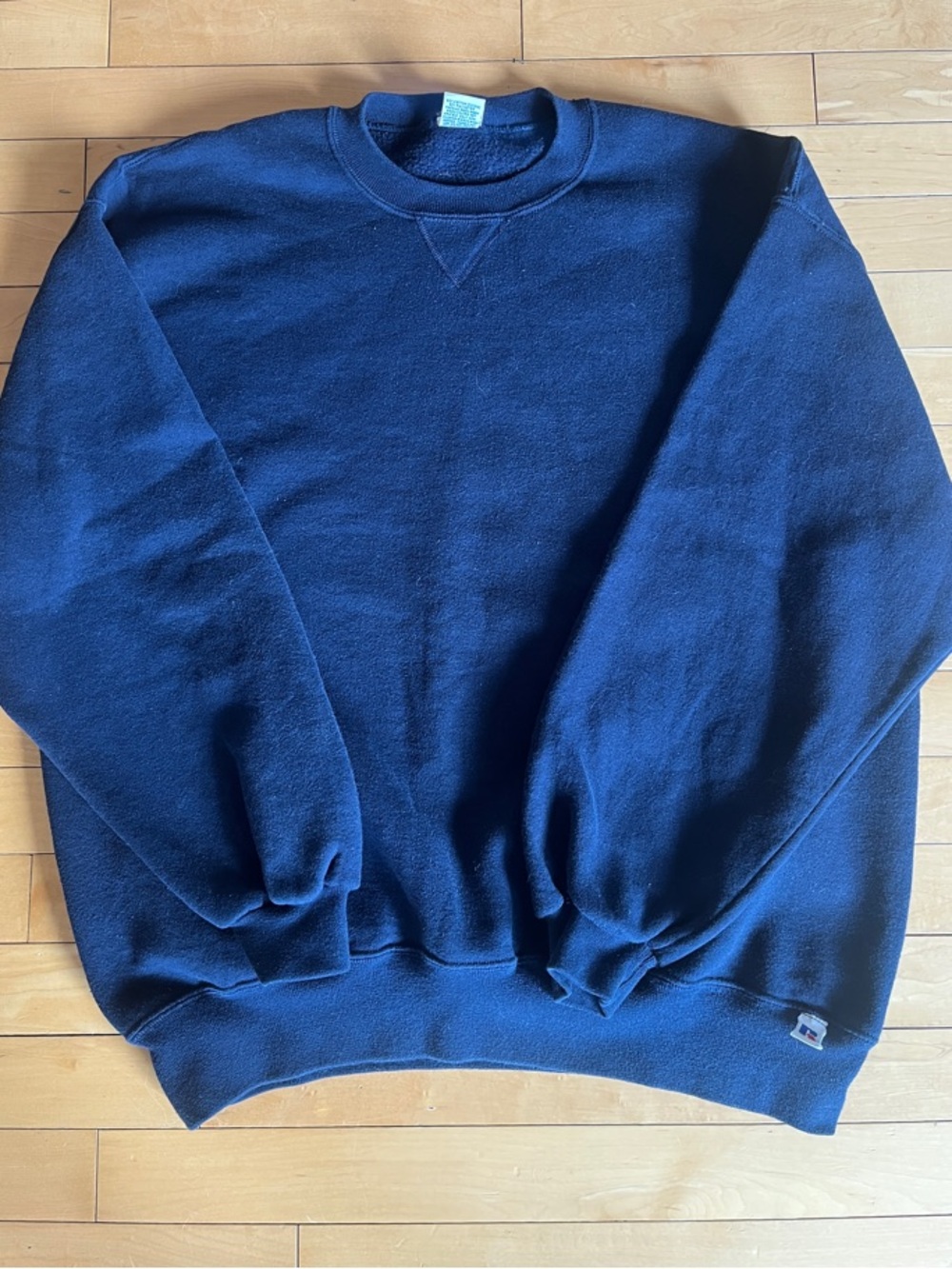 Vintage Russell Athletic Navy Crewneck Sweatshirt Made in USA